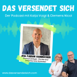 Cover Fabian Hambüchen. Er ist zu Gast im Podcast "Das versendet sich" von Katja Voigt & Clemens Nicol